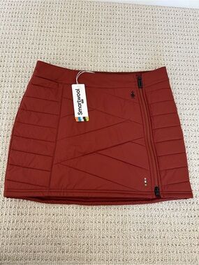Smartwool Women’s Quilted Insulated Mini Skirt Apres Ski Pecan Brown